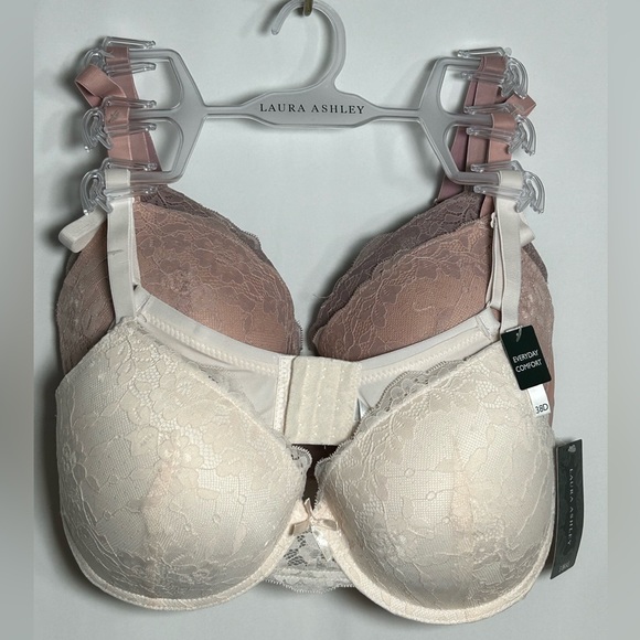 Laura Ashley Other - Laura Ashley 3Pk Underwire Bras 38D NWT